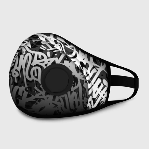 Маска из неопрена Graffiti white tags граффити