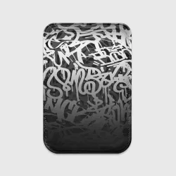 Картхолдер Magsafe магнитный Graffiti white tags граффити
