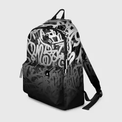 Рюкзак 3D Graffiti white tags граффити