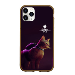Чехол для iPhone 11 Pro матовый Stray Боевой котик
