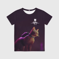 Детская футболка 3D Stray Боевой котик