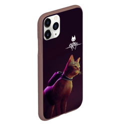 Чехол для iPhone 11 Pro матовый Stray Боевой котик - фото 2