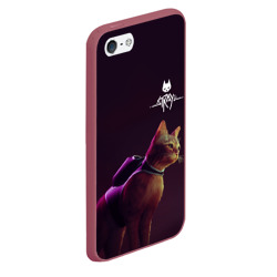Чехол для iPhone 5/5S матовый Stray Боевой котик - фото 2