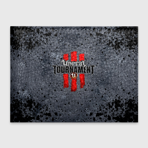 Обложка для студенческого билета Unreal Tournament, Logo, цвет черный