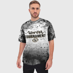 Мужская футболка oversize 3D Unreal Tournament Нереальный Турнир - фото 2