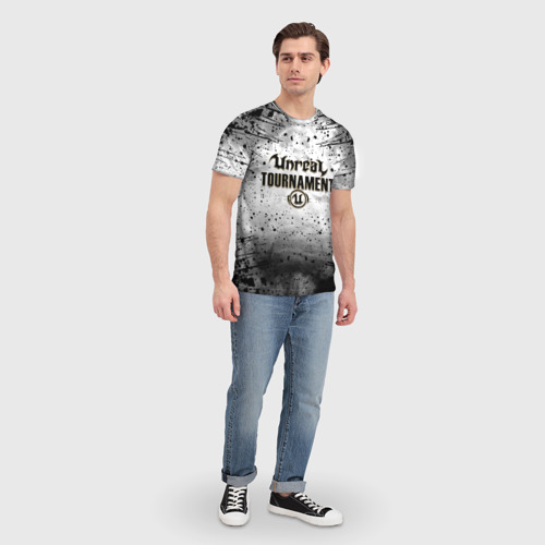 Мужская футболка 3D Unreal Tournament Нереальный Турнир, цвет 3D печать - фото 5