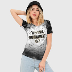 Женская футболка 3D Slim Unreal Tournament Нереальный Турнир - фото 2