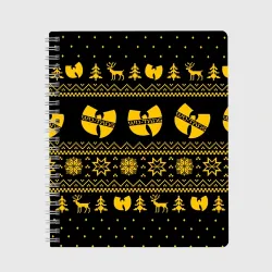 Тетрадь Новогодний свитер Wu tang clan