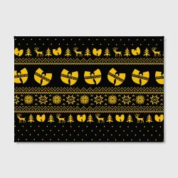 Холст прямоугольный Новогодний свитер Wu tang clan - фото 2