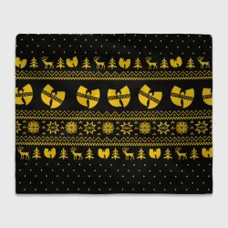 Плед 3D Новогодний свитер Wu tang clan