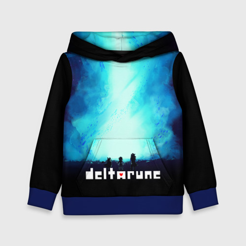 Детская толстовка 3D Deltarune Герои игры, цвет синий