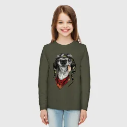 Детский лонгслив хлопок Biker dog - фото 2