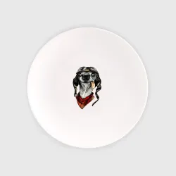 Тарелка Biker dog