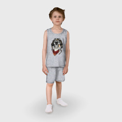 Детская пижама с шортами хлопок Biker dog - фото 2