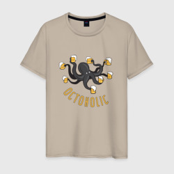 Octoholic – Мужская футболка хлопок с принтом купить со скидкой в -20%