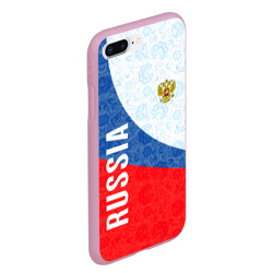 Чехол для iPhone 7Plus/8 Plus матовый Russia sport style Россия спортивный стиль - фото 2
