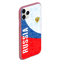 Чехол для iPhone 11 Pro матовый Russia sport style Россия спортивный стиль - фото 2