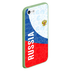 Чехол для iPhone 5/5S матовый Russia sport style Россия спортивный стиль - фото 2