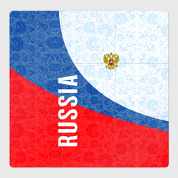 Магнитный плакат 3Х3 Russia sport style Россия спортивный стиль
