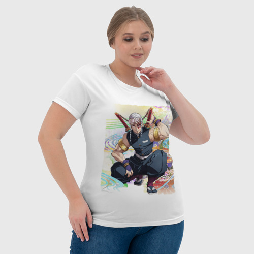 Женская футболка 3D с принтом Тенген Tengen Uzui, фото #4