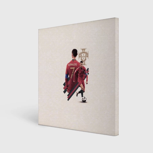 Холст квадратный Криштиану Сборная Португалии