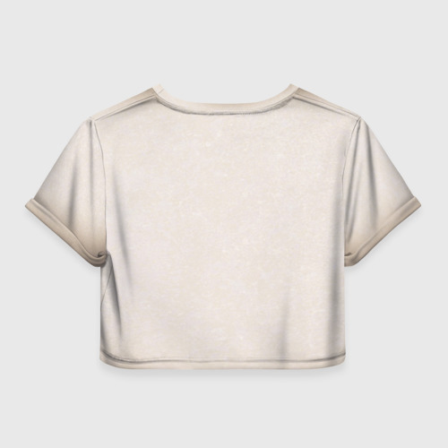 Женская футболка Crop-top 3D Криштиану Сборная Португалии, цвет 3D печать - фото 2