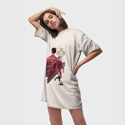 Платье-футболка 3D Криштиану Сборная Португалии - фото 2