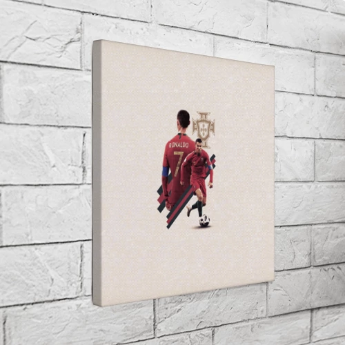 Холст квадратный Криштиану Сборная Португалии - фото 3