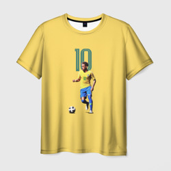 Мужская футболка 3D Неймар Сборная Бразилии