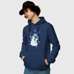 Мужская толстовка хлопок С новым годом от snowman - фото 2