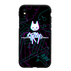 Чехол для iPhone XS Max матовый Stray кот бродяга