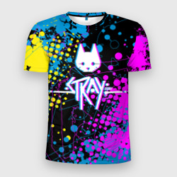 Мужская футболка 3D Slim Stray - кот бродяга