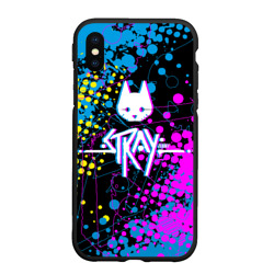 Чехол для iPhone XS Max матовый Stray - кот бродяга