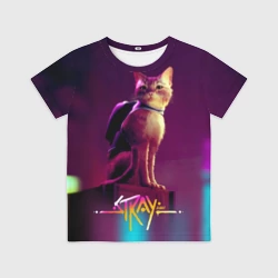 Детская футболка 3D Stray cat 