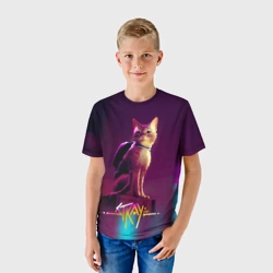 Детская футболка 3D Stray cat  - фото 2