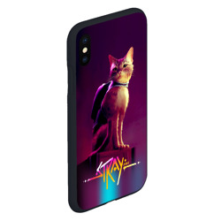 Чехол для iPhone XS Max матовый Stray cat  - фото 2