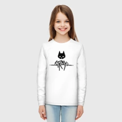 Детский лонгслив хлопок Stray cat лого - фото 2