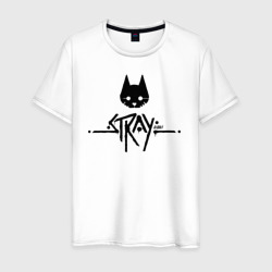 Мужская футболка хлопок Stray cat бродяга кот