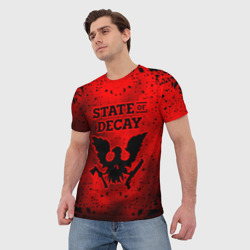 Мужская футболка 3D State of Decay Зомби Апокалипсис - фото 2