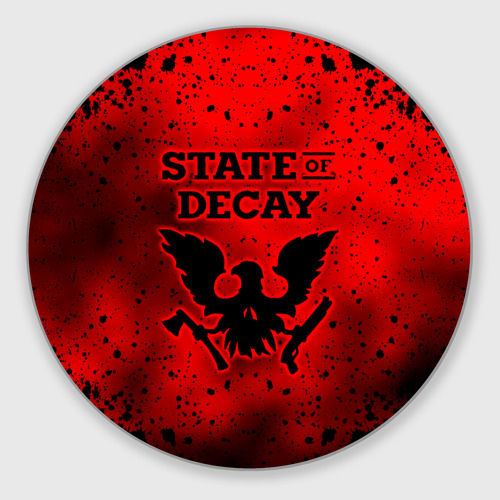 Круглый коврик для мышки State of Decay Зомби Апокалипсис