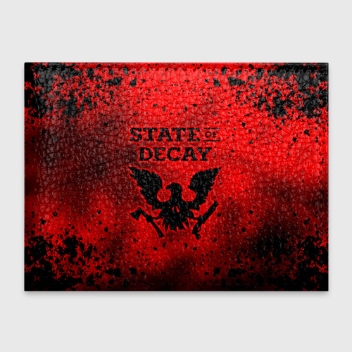 Обложка для студенческого билета State of Decay Зомби Апокалипсис, цвет черный