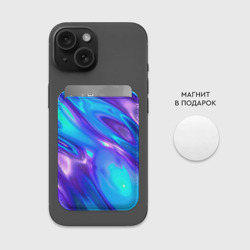 Картхолдер Magsafe магнитный Neon Holographic - фото 2