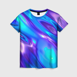 Neon Holographic – Женская футболка 3D с принтом купить со скидкой в -26%