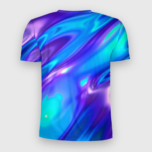 Мужская футболка 3D Slim Neon Holographic, цвет 3D печать - фото 2