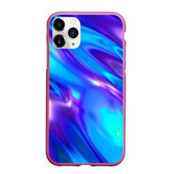 Чехол для iPhone 11 Pro Max матовый Neon Holographic