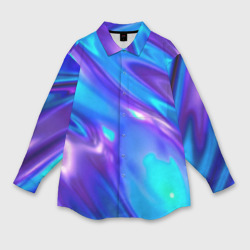 Женская рубашка oversize 3D Neon Holographic