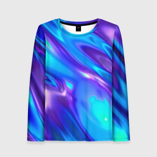 Женский лонгслив 3D Neon Holographic