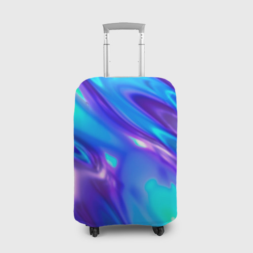 Чехол для чемодана 3D Neon Holographic, цвет 3D печать