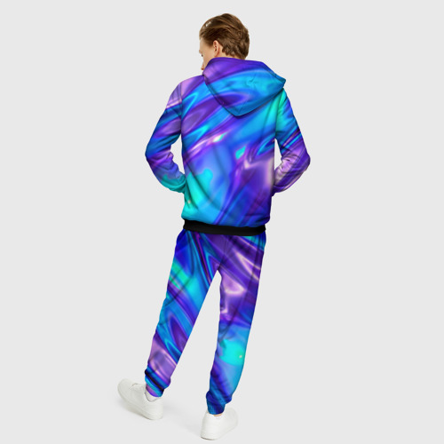 Мужской костюм с толстовкой 3D Neon Holographic, цвет черный - фото 4