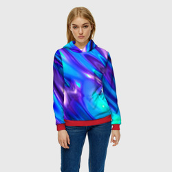 Женская толстовка 3D Neon Holographic - фото 2